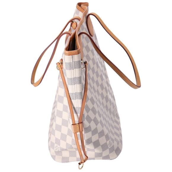 Louis Vuitton Neverfull MM Damier Azur Tote Bag N41361 Canvas - Picture 7 of 9